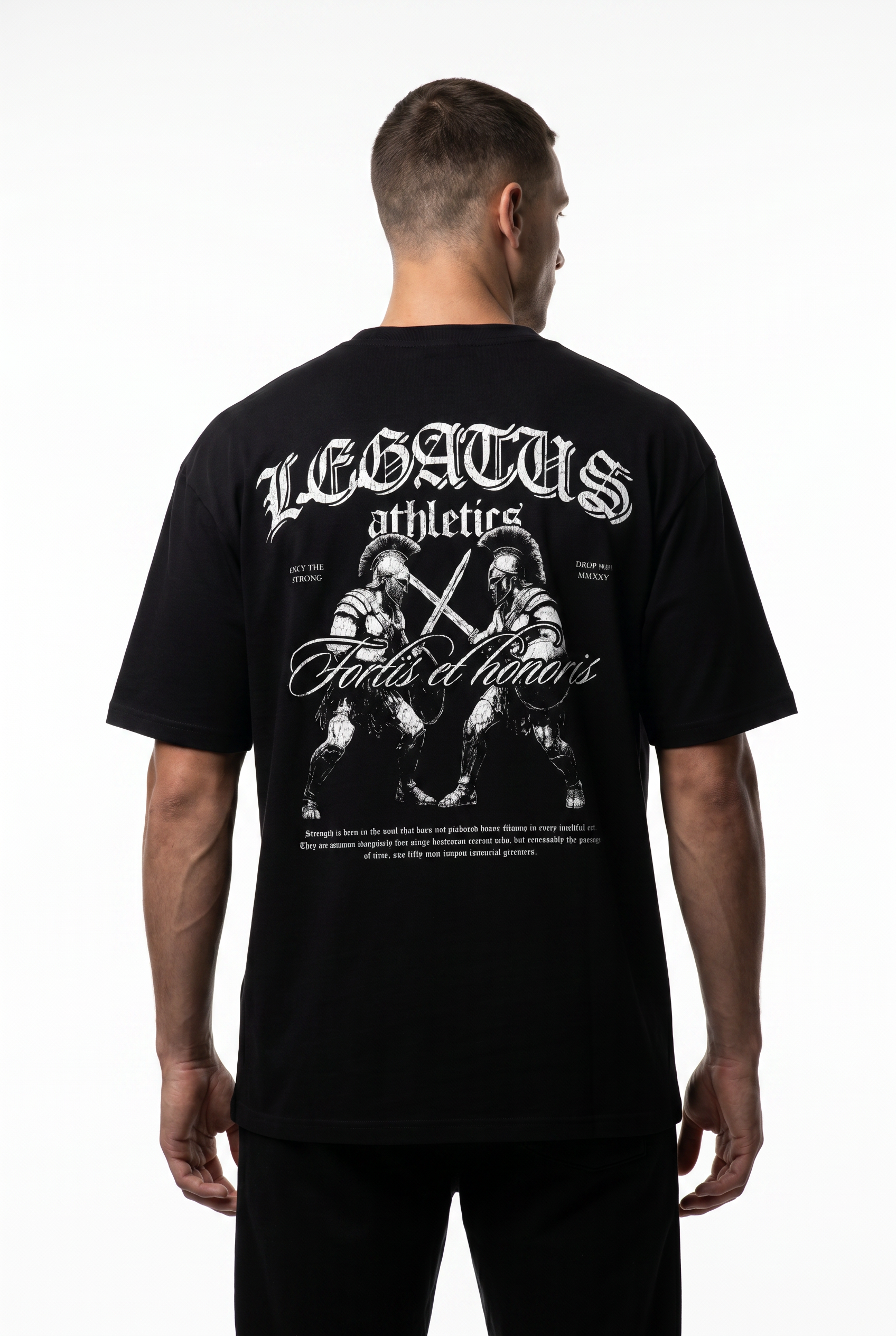 HONOUR TEE — BLACK