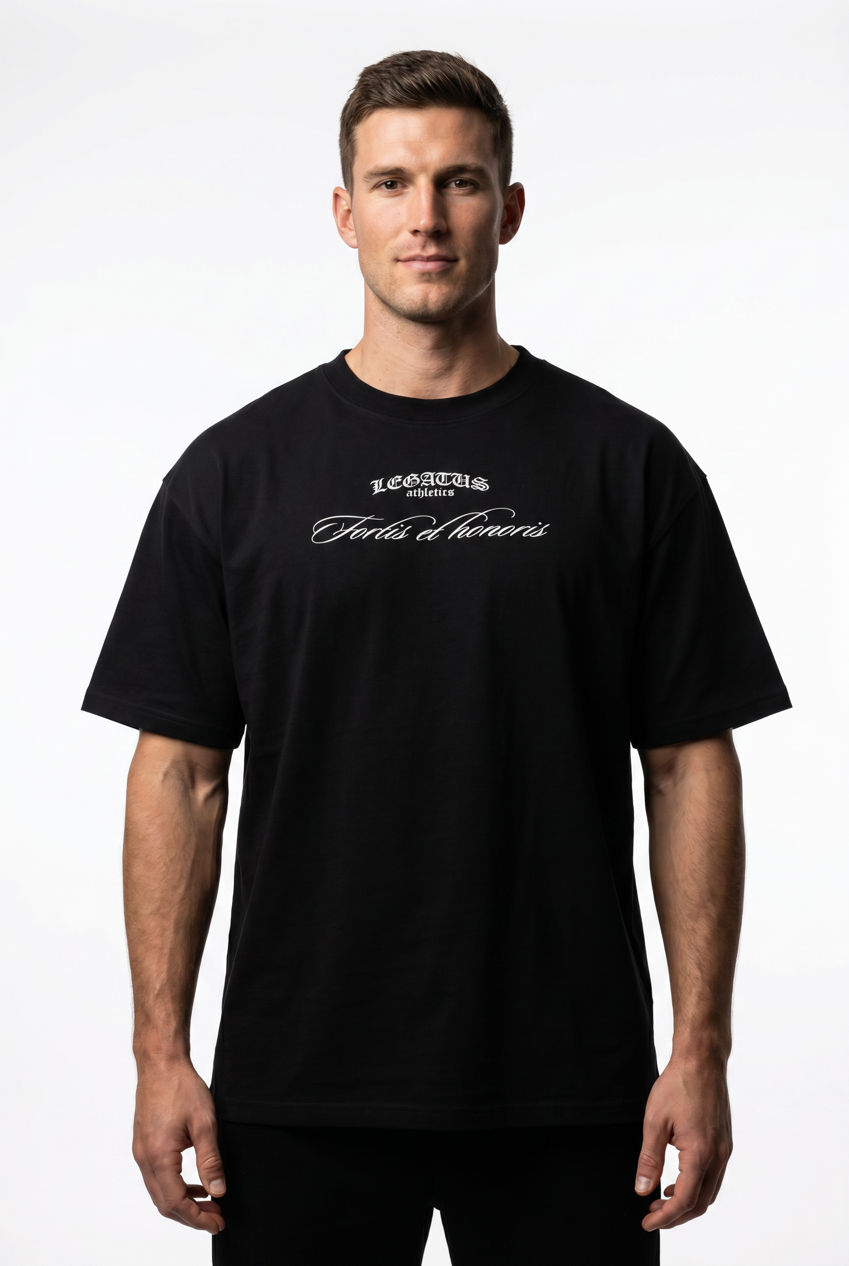 HONOUR TEE — BLACK