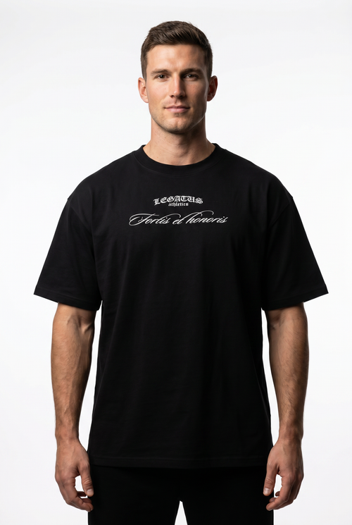 HONOUR TEE — BLACK