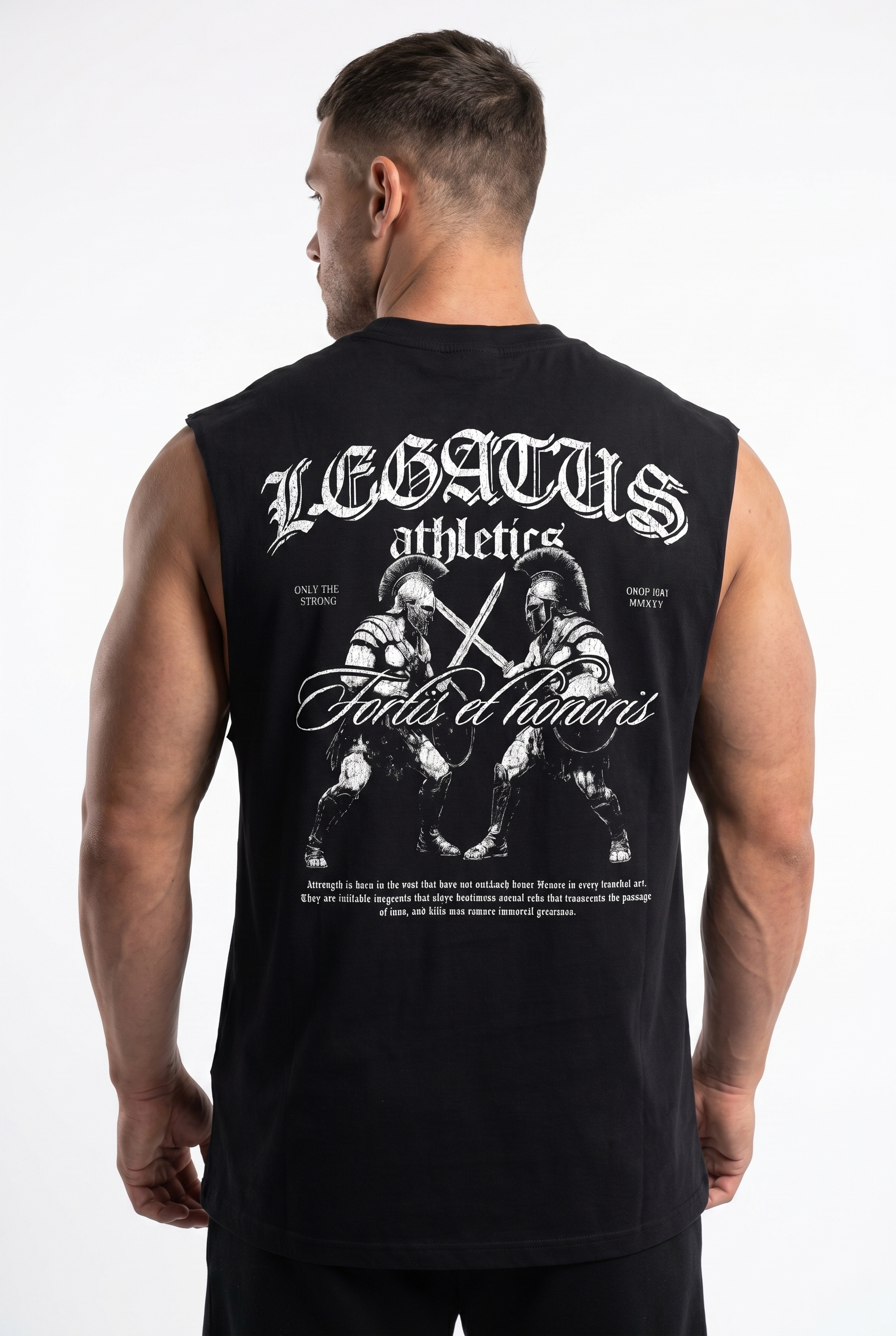 HONOUR OVERSIZED TANK — BLACK