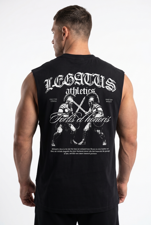 HONOUR OVERSIZED TANK — BLACK