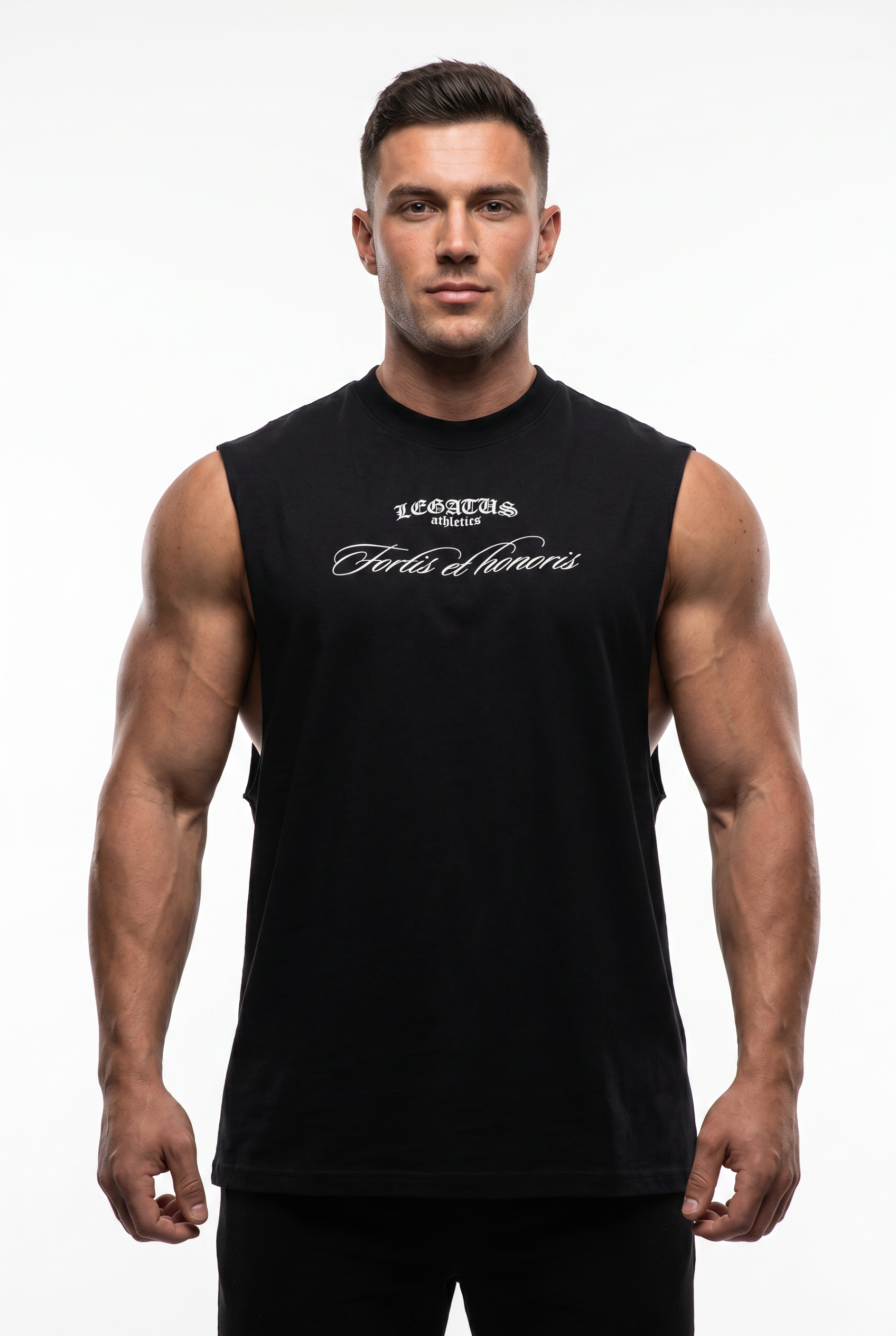 HONOUR OVERSIZED TANK — BLACK