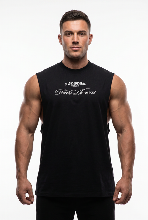 HONOUR OVERSIZED TANK — BLACK