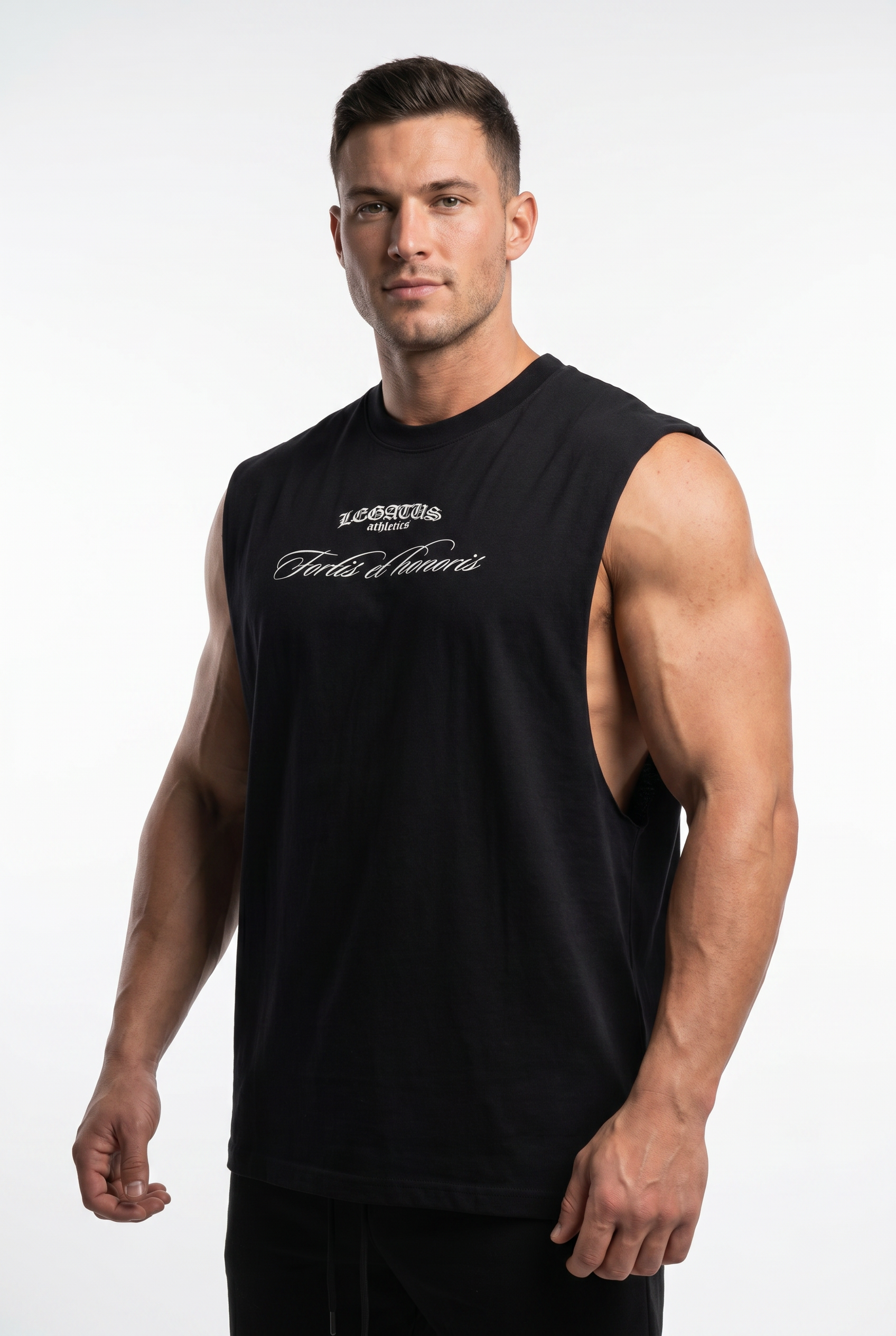 HONOUR OVERSIZED TANK — BLACK