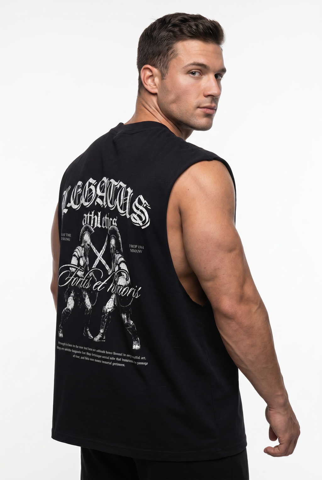 HONOUR OVERSIZED TANK — BLACK