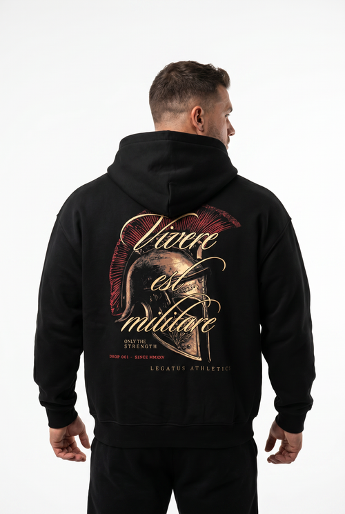 IMPERIUM HOODIE — BLACK