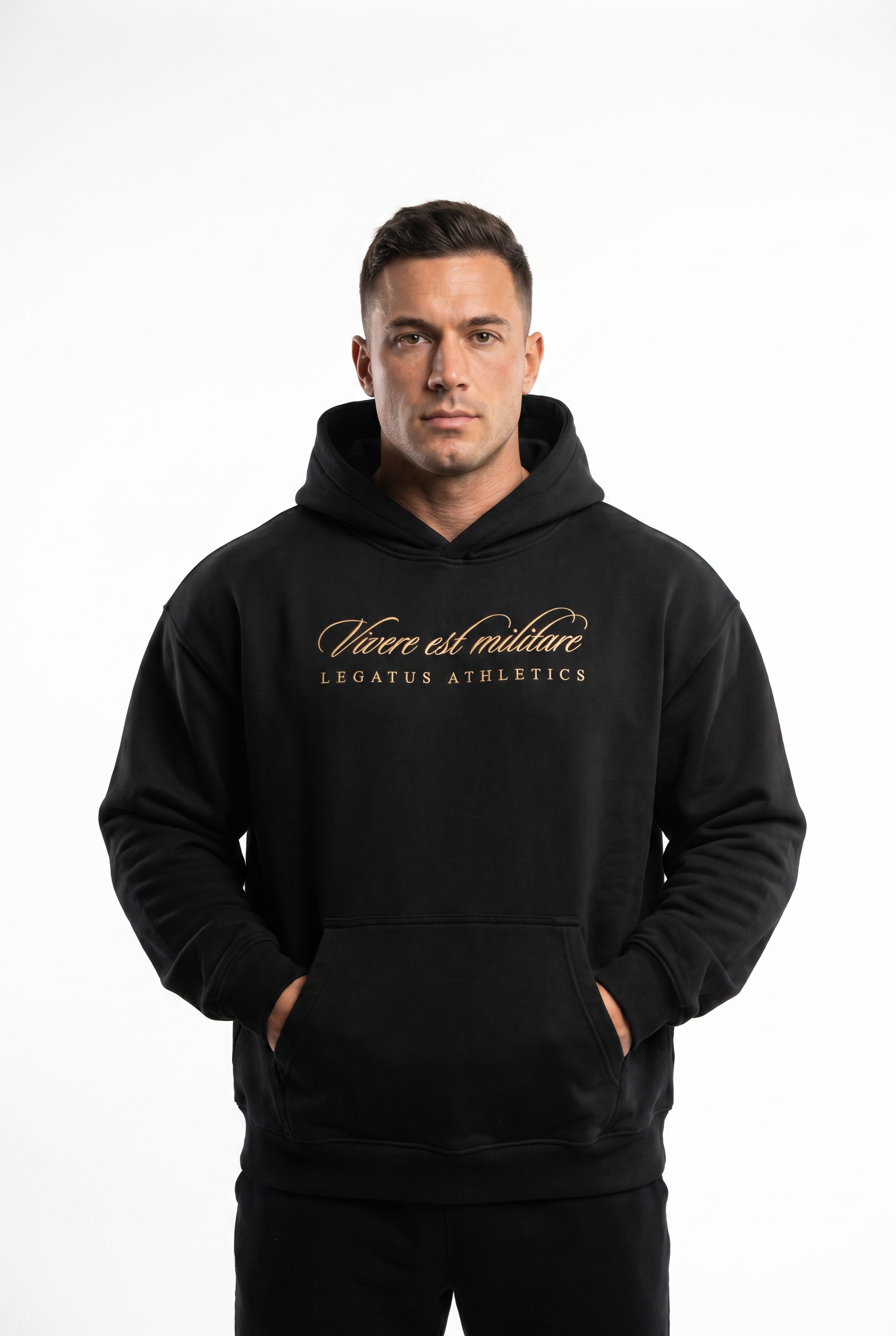 IMPERIUM HOODIE — BLACK