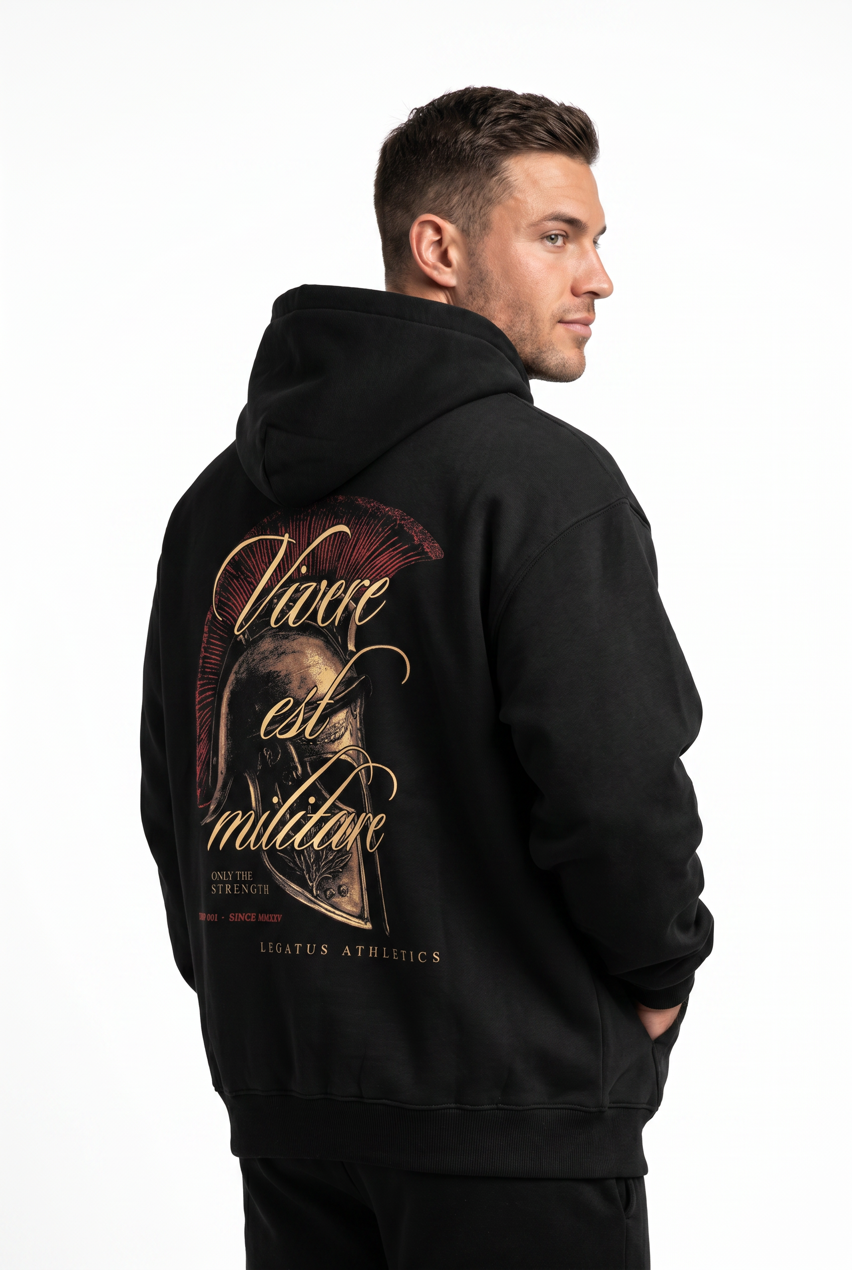 IMPERIUM HOODIE — BLACK