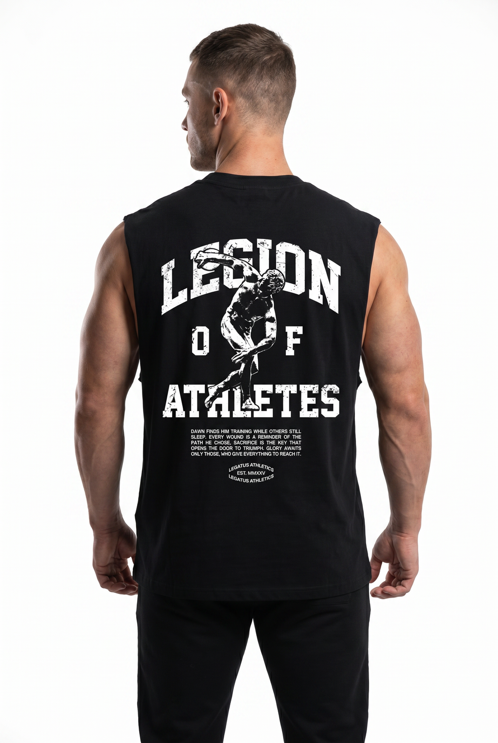 LEGION OVERSIZED TANK — BLACK
