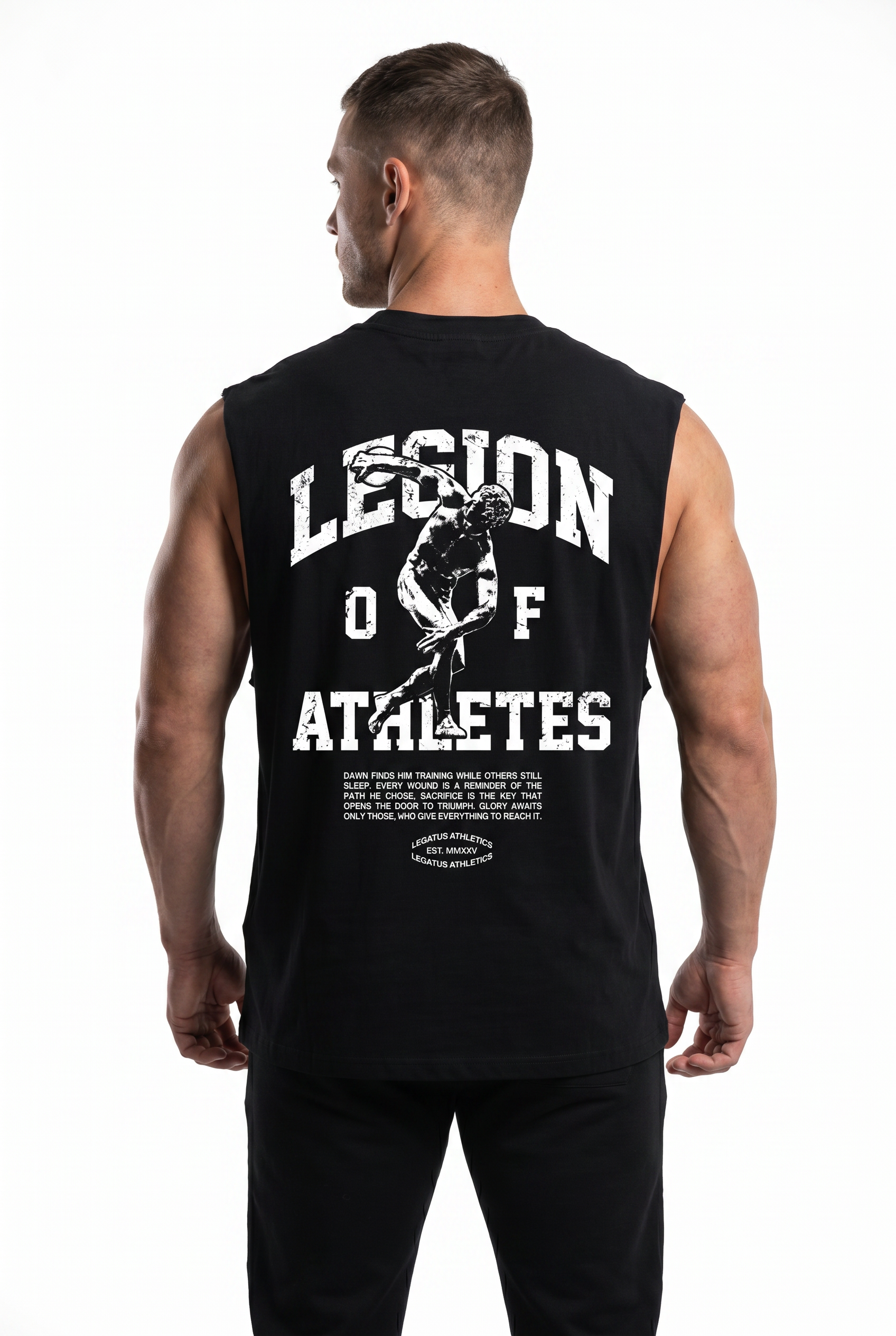 LEGION OVERSIZED TANK — BLACK