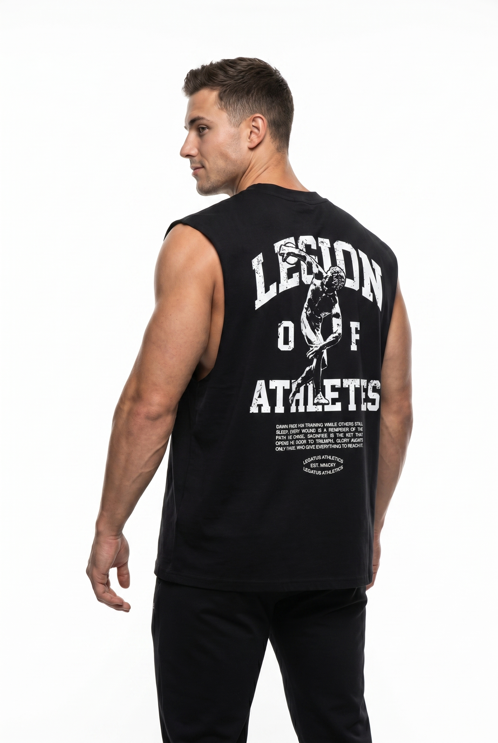 LEGION OVERSIZED TANK — BLACK